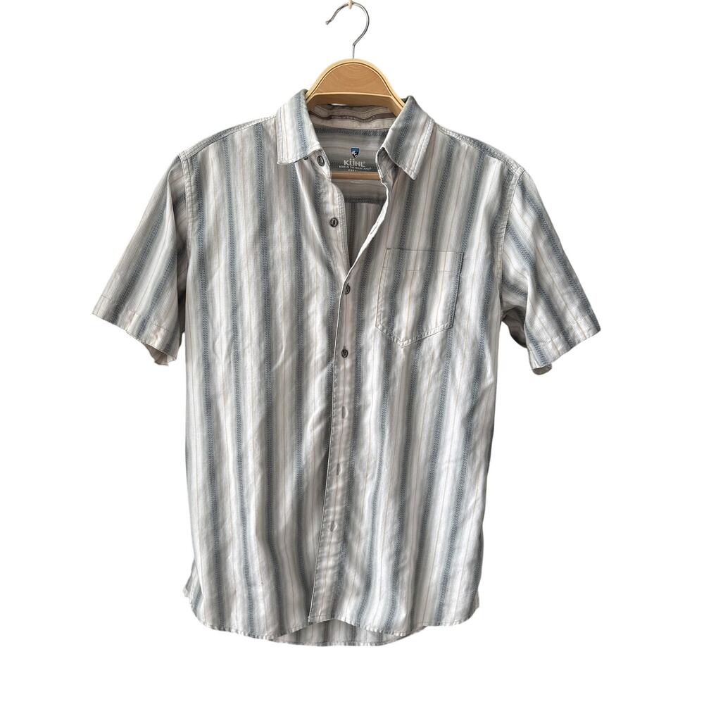 Kuhl Born In The Mountains Women’s Small Stripe Long Sleeve Hiking Shirt